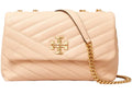 Tory Burch Kira Chevron Small Convertible Shoulder Bag Apricot
